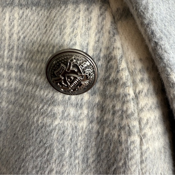 Torrid Plaid Wool Blend Midi Coat 3X - Picture 5 of 9